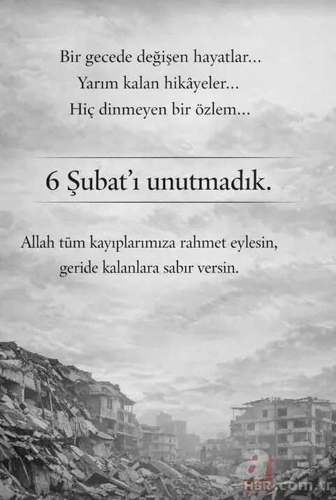 6 Şubat'ın yası hiç geçmeyecek! Ünlüler asrın felaketini unutmadı 13