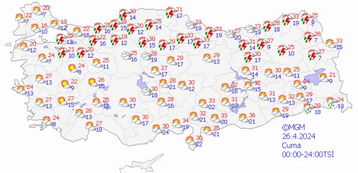 1713943325131.png Toz taşınımına aman dikkat! Meteoroloji gün vererek o illeri uyardı! Sıcaklıklar da artıyor... - 9