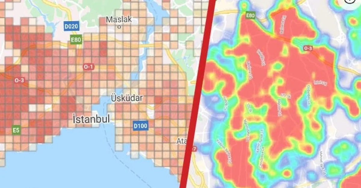 En Cok Corona Virus Vakasi Orada Iste Ilce Ilce Istanbul Koronavirus Haritasi