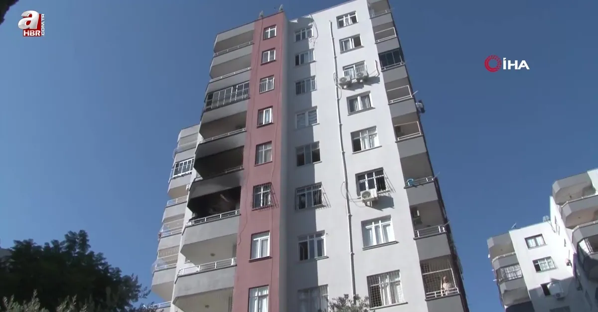 Apartman dairesi alevlere teslim oldu