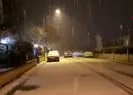 İstanbul’da yoğun kar yağışı Bahçeşehir’i beyaza bürüdü