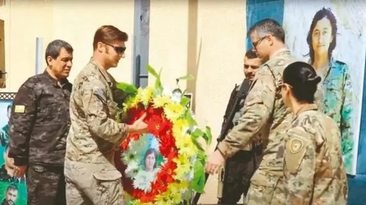 Teröre el veren ABD'nin skandalları bitmiyor! PKK/YPG'li teröristler için düzenlenen sözde anma etkinliğine katıldılar