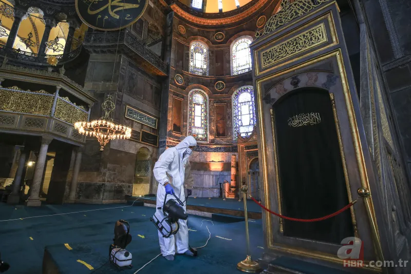 Ayasofya-i Kebir Cami-i Şerifi 86 yıl sonra ilk bayramına hazırlanıyor 13