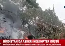 Hindistanda askeri helikopter düştü