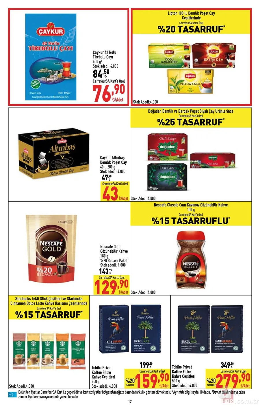 CarrefourSA Sıvı Yağ 155 TL’den, 40’lı Tuvalet Kağıdı 169 TL’den ve Dana Kıyma 289,90 TL’den satışa sunuyor! İşte 28 Eylül CarrefourSa indirim listesi 12
