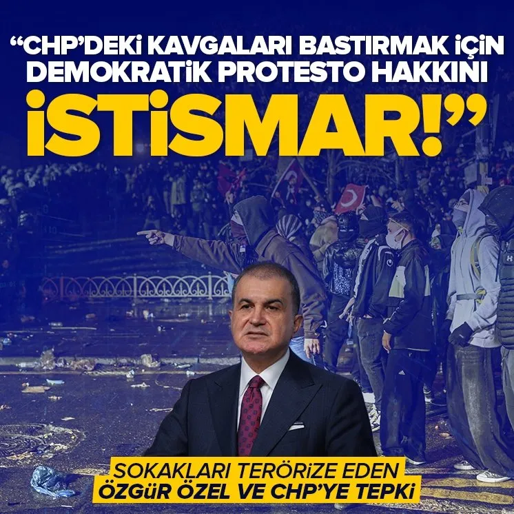 AK Parti’den CHP’nin sokak provokasyonuna tepki