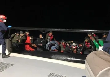 Muğla açıklarında 31 düzensiz göçmen yakalandı