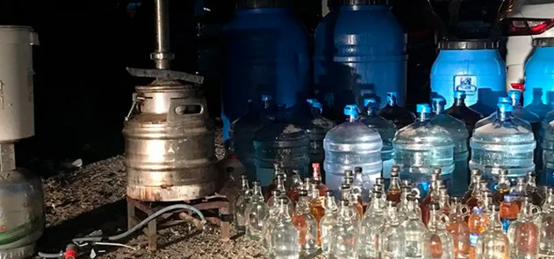 Yılbaşı öncesi Diyarbakır'da 500 bin TL değerinde kaçak içki ele geçirildi