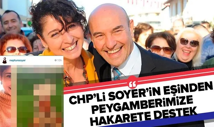 CHP’li Tunç Soyer’in eşi Neptün Soyer’den Charlie Hebdo’nun skandal karikatürüne destek
