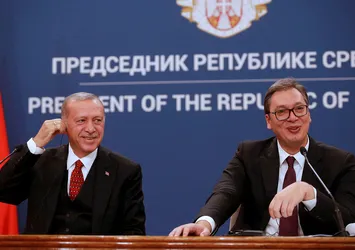 Sırbistan'da Başkan Erdoğan onuruna yemek