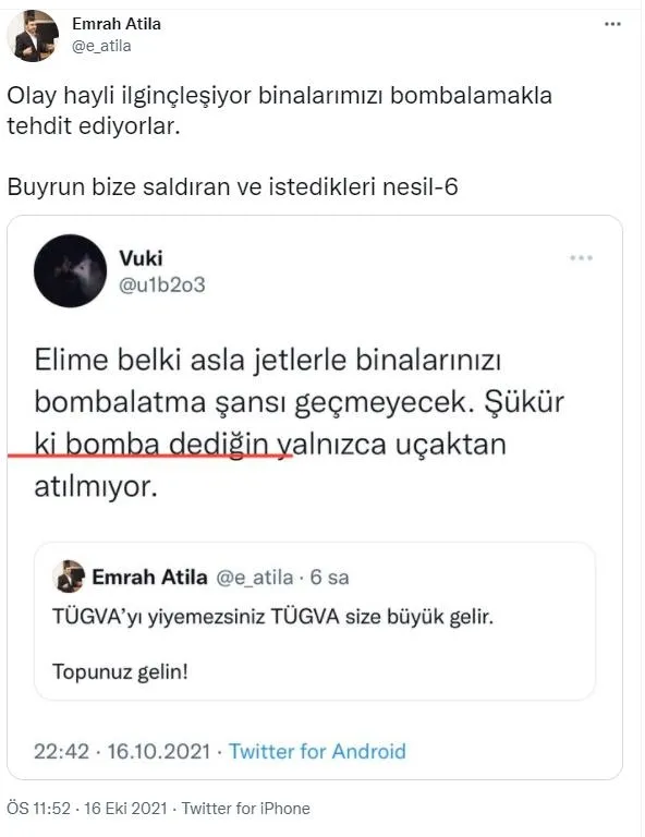 CHP'nin trollerinden TÜGVA'ya yönelik iğrenç tehdit ve hakaretler! ''İstedikleri nesil'' - 1