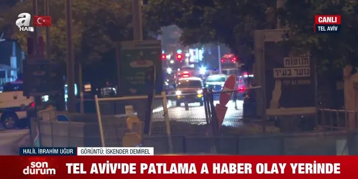 İsrail’in kalbinde patlama sesleri! Ölü ve yaralılar var | A Haber ekipleri Tel Aviv’de