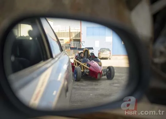 Hayalindeki yarış otomobilini 35 bin liraya yaptı 6