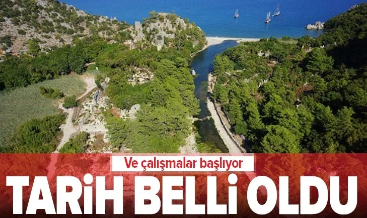 Olimpos Antik Kenti'nde kazı çalışmaları haziranda başlıyor