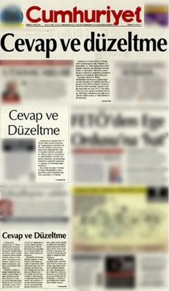 Yalan haber merkezi Cumhuriyet! Bir günde manşetten 3 tekzip yayınlamak zorunda kaldılar - 1