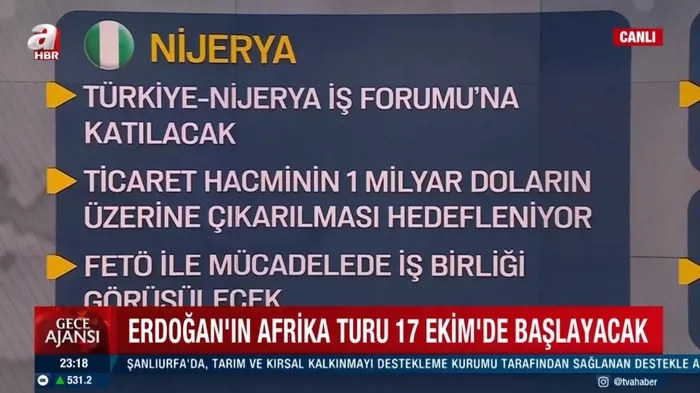 Başkan Recep Tayyip Erdoğan Afrika turuna çıkıyor! İşte rota... - 1