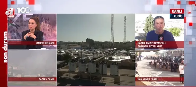 Katil İsrail ölüm saçıyor | Gazze’ye yönelik saldırılarda 32. gün! A Haber savaş bölgesinde