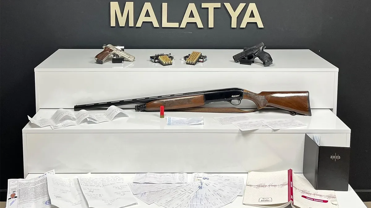 Malatya'da tefecilik operasyonu: 13 şüpheli gözaltına alındı