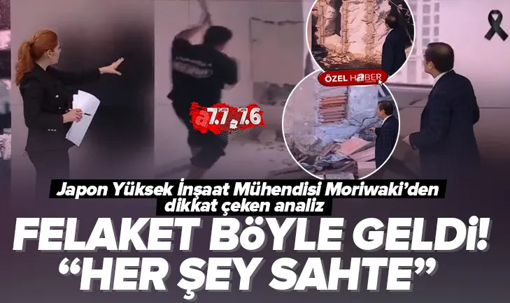 Japon mühendisten depremi analizi