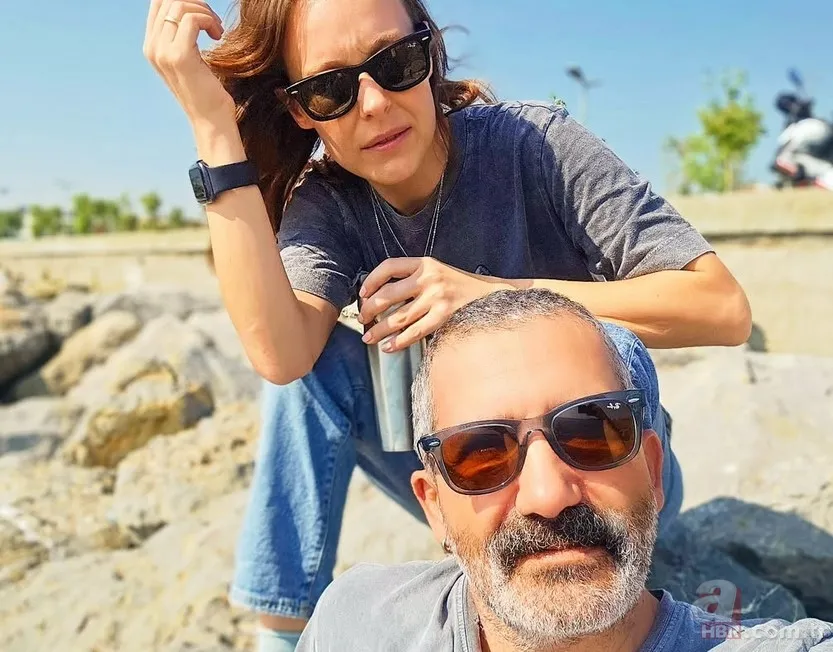 Eşiyle aynı dizideymiş! Can Borcu'nun Yaşar'ı Cüneyt Mete'nin eşi herkesi şaşırttı! 5