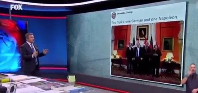 FOX spikeri İsmail Küçükkaya Trump’ın parodi hesabının tweetini paylaştı, rezil oldu