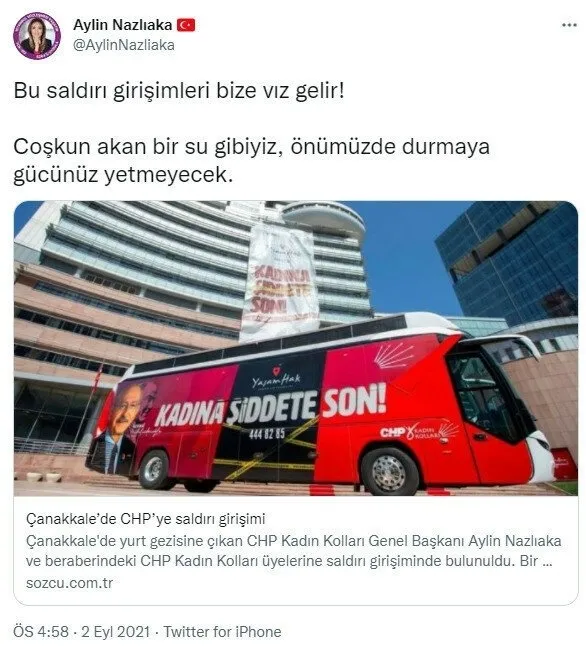 Aylin Nazlıaka’yı bizzat CHP’liler yalanladı! "‘Reisi size yedirtmeyiz’ deyip üzerimize araç sürdüler" demişti - 1