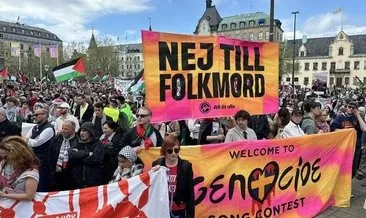 İsveç’te İsrail protestosu!