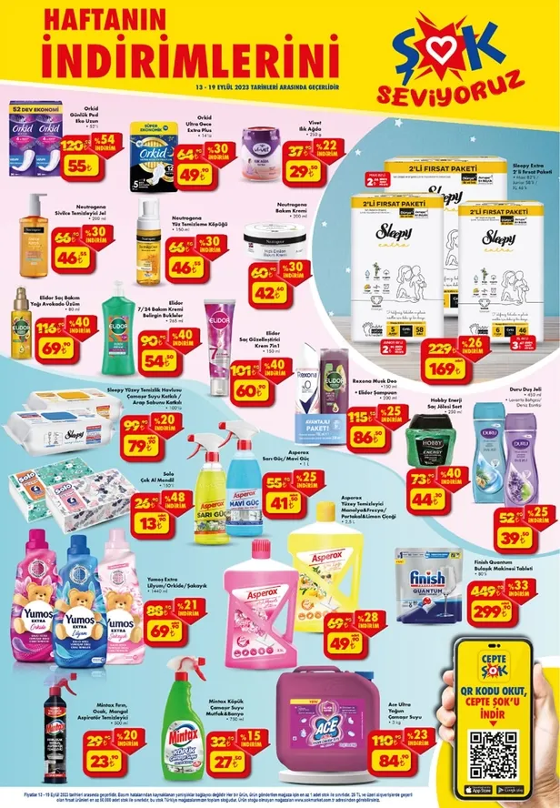 ŞOK 13 Eylül 2023 aktüel indirim kataloğu: ŞOK’ta Domates 7.90 TL, bebek bezi 169 TL, Kırmızı Biber 19.90 TL, Havuç 13.90 TL, Kavanoz 8.50 TL’ye geliyor
