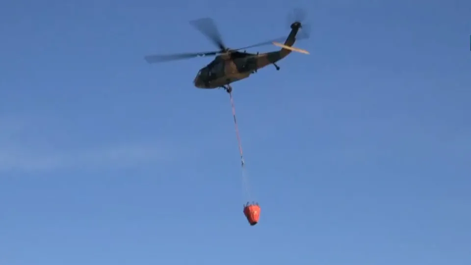 Yüzyılın felaketinde yaralar sarılıyor! Arama-kurtarma için askeri helikopterlerin Adana'dan kalkış anlarını A Haber görüntüledi