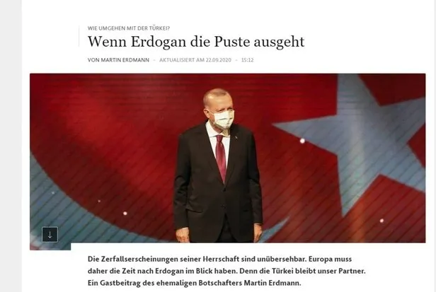 Alman medyasından küstah sözler: Erdoğan’ın nefesi kesildiğinde Türkiye ile yeniden dost olacağız