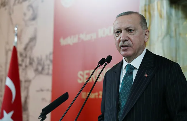 Başkan Erdoğan’dan “100. Yılında İstiklal Marşı Sergisi” açılışında önemli açıklamalar - 1