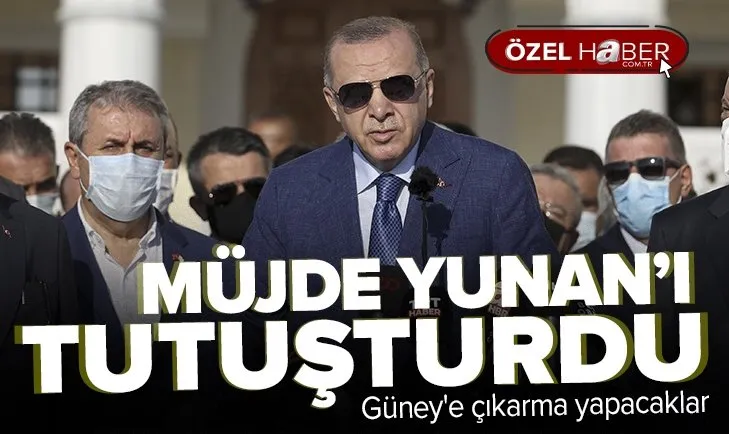 Başkan Erdoğan’dan KKTC’ye tarihi müjde! Müjde Yunanistan’da nasıl yankılandı?