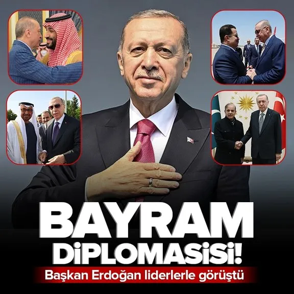 Başkan Erdoğan’dan bayram diplomasisi! Peş peşe kritik görüşmeler | Net Filistin vurgusu: Barış ve huzur dileğiyle...