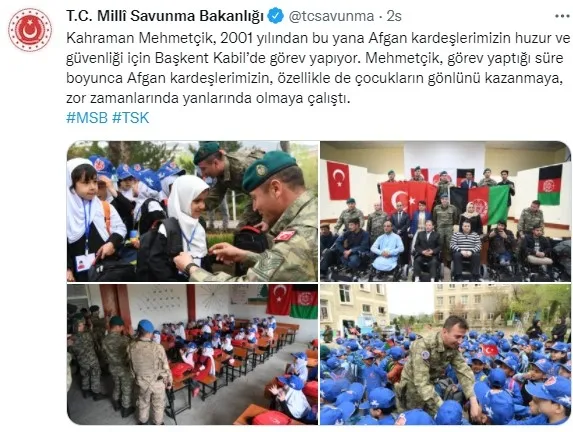 "Türkiye neden Afganistan’da?" sorusunun yanıtı! MSB fotoğrafları paylaştı - 1