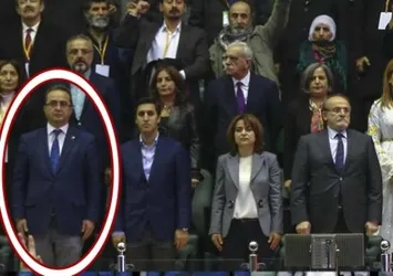 Bülent Tezcan PKK'ya saygı duruşunda
