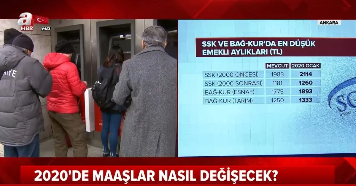 2020 Yilinda Emekli Ve Memur Ayliklarina Zam Mujdesi Peki Kim Ne Kadar Zam Alacak Iste Yaniti Video Sondakika Flas Ahaber Video Izle