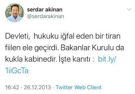 Elazığ depremi ile ilgili iftira atan provokatör Serdar Akınan’ın FETÖ ile ilişkisi
