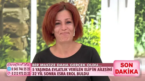 Türkiye Elif’i konuştu! 32 yıl sonra ailesini Esra Erol'da buldu - 3