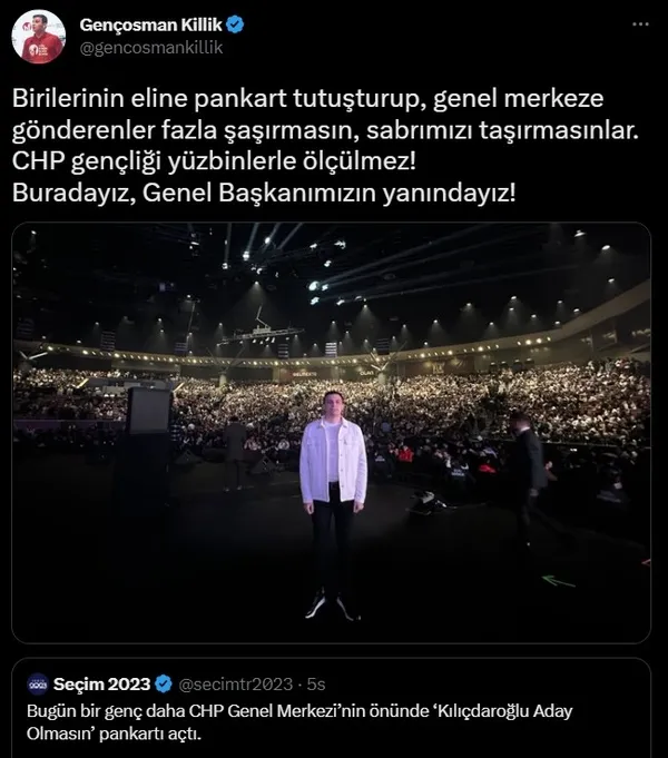Adaylık kavgalarında ’pankart’ operasyonu! ’Kılıçdaroğlu aday olmasın’ kampanyası yayıldı! CHP’den İYİ Parti’ye suçlama