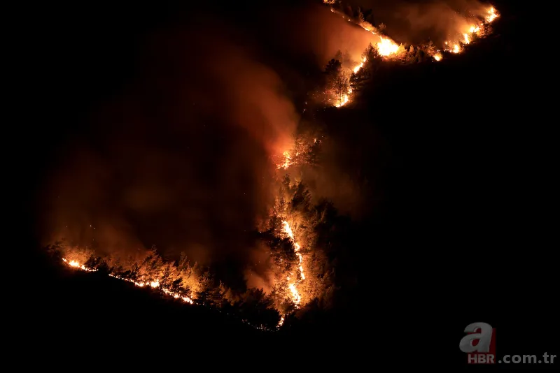 Antalya, Adana, Marmaris, Mersin, Muğla, Osmaniye ve Kayseri'deki orman yangınlarına müdahale ediliyor! Kahreden görüntüler 19