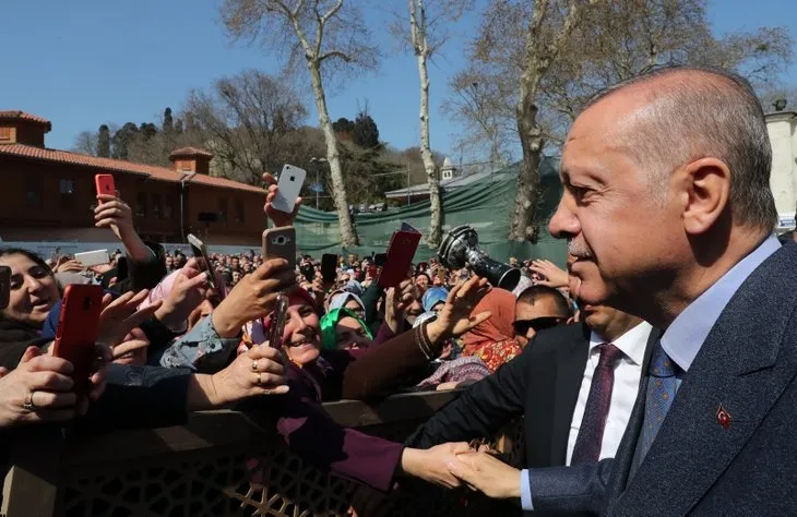Başkan Erdoğan'a vatandaşlardan sevgi seli!