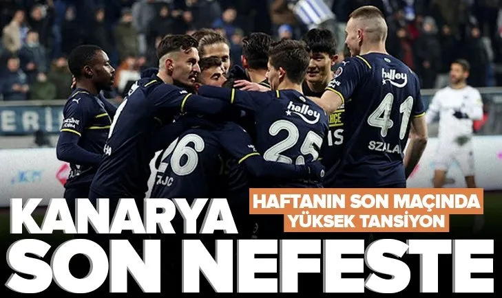 Kasımpaşa: 1 - Fenerbahçe: 2 MAÇ SONUCU | Kanarya son nefeste kazandı