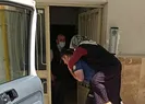 Bir an olsun bırakmadılar! Polis sırtında taşıdı