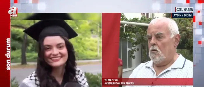 Ayşenur Eygi'nin amcası A Haber'e konuştu - 1