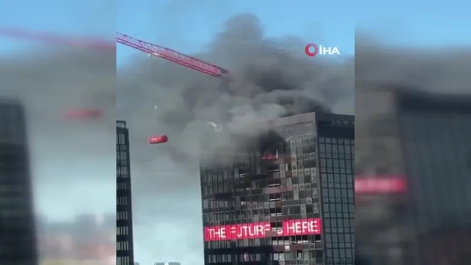 Dünya Ticaret Örgütü binasında yangın