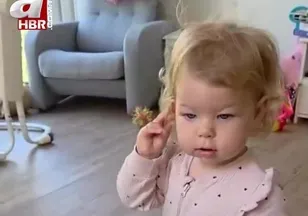 İlker Aksum'un kızından güldüren hareket