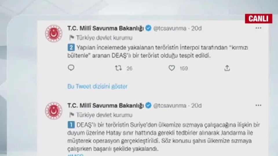 Kırmızı bültenle aranan DEAŞ’lı yakalandı