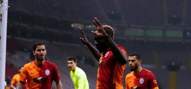 Galatasaraylı Mbaye Diagne bu sezon Süper Lig’in en erken golünü attı