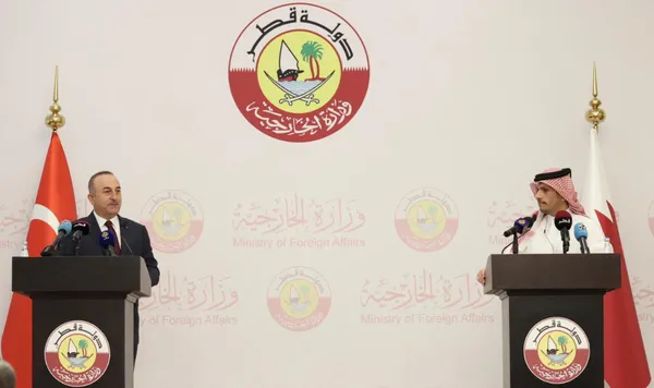 Dışişleri Bakanı Mevlüt Çavuşoğlu Katarlı mevkidaşı Şeyh Al Sani ile görüştü - 1