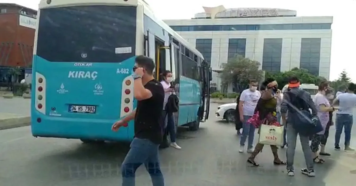 Son dakika: Trafikten men edildi! İstanbul'da uygulamadan kaçan otobüsten 40 yolcu çıktı |Video